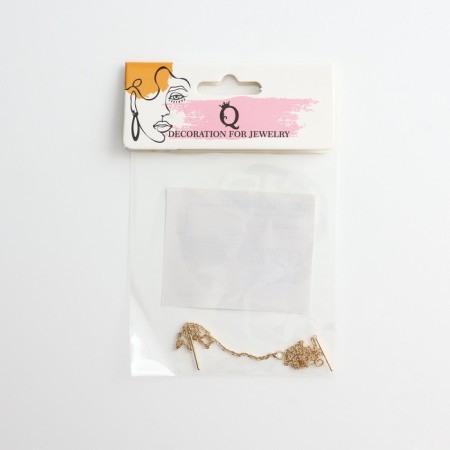 Fundamentals for Puset 100 × 0.8 mm, broach with a chain, color gold (steam)-3