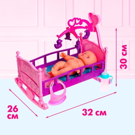 Bed with peps, with accessories-1