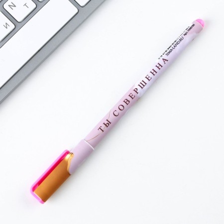 Handle Blue Blue Paste 0.7 mm with a cap “You are perfect” plastic software-1