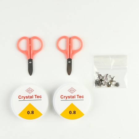 Set for creating jewelry, 24 colors, 2 fishing lines, charm-5