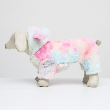 Kombinson "Bunny" with a hood, size XS (DS 20, Osh 12 cm, og 30cm), pastel-4