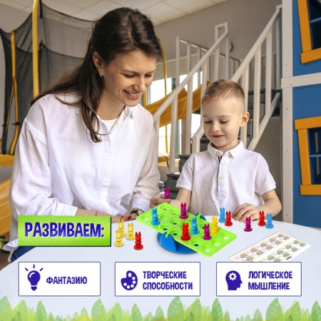 Board game "Rabbit in Balance", 1 player, 4+-4