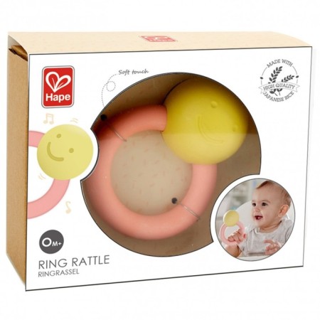 Break-hare for newborns "Smile", with a pink wheel-1