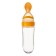 A bottle for feeding with a spoon, silicone, from 5 months, 90 ml., Mix color