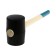 Kiyanka tundra, wooden handle, black rubber, 900 g