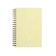 Notebook A6 (120 x 146 mm), 80 sheets in the cage on the crest Erichkrause "Pastel", plastic cover, offset unit, white 100%, mix