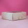 The box is self-assembly, the cover is, with the window, "serenity" 14.5 x 14.5 x 6 cm