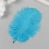 Decorative ostriches "sapphire" h = 15-20 cm