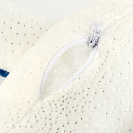 Soft toy "Shark", 35 cm, blue color-3