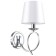 Wall lamp Zafira 1xe14 40W, size 23.5x15.5x34 cm, chromium color