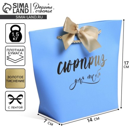 Gift package, packaging, "Surprise", 14 x 17 x 7 cm