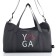 Female sports bag, textura, small size, gray color