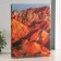 Broke-book wood, leatherette "endless mountains" 28.5x22x4 cm