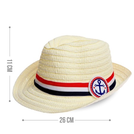 Panama straw nursery for the boy "Anchor", river 52-54-7
