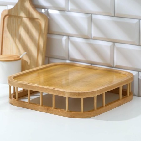The tray of the square share Jungle, 30.5 × 30.5 cm, bamboo-3