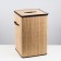 Basket for linen is folding, 36x36x56 cm, bamboo