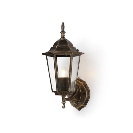 Street wall lamp Ambrella Garden St2012, E27, Color Gold, Black, Transparent-1