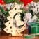 Harvesting for creativity "Christmas tree with New Year's toe"