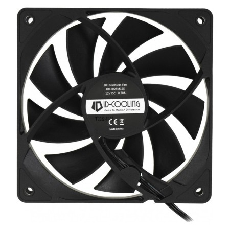 Fan-Cooling FL-12025K 120x120mm Black 3-Pin 21db 145GR RET-1