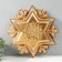 Figure "Snowflake" Small gold, half, 38x36 cm