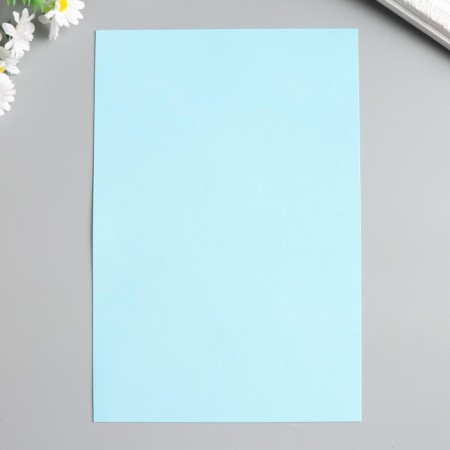 Foamiran "cornflower" 1 mm (set of 10 sheets) A4 format format-2