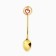 A teaspoon spoon with a suspension New Year's “Miracles nearby” for the New Year, 11.5 x 2.3 cm