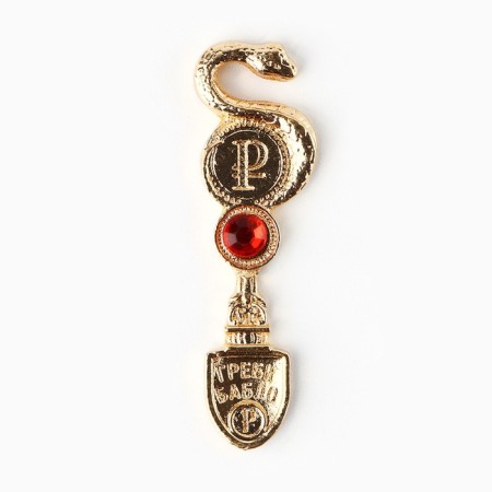 A spoon-hareman with a stone New Year's “snake year” for the New Year, 7 x 7 cm-2