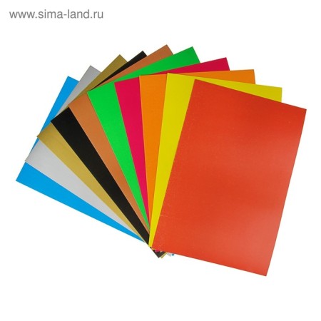 Set for children's creativity A4, 10 sheets of color Cardboard Completed, 240 g/m² + 16 sheets color two -sided paper, "fox"-2