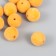 Beads for creativity velvet spraying "saffron" set 10 pcs d = 1.4 cm