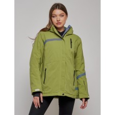 Ski jacket female, size 52, khaki color