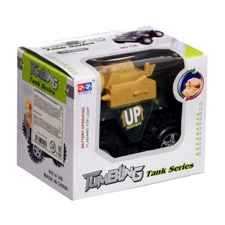 Tank-translator car, works on batteries, MIX color-10