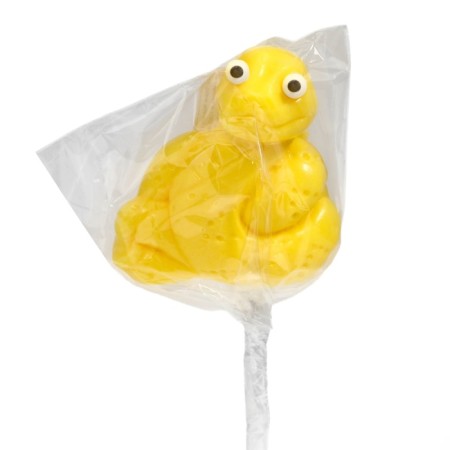 Caramel on the stick "Snake", yellow, 20 g-1