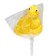 Caramel on the stick "Snake", yellow, 20 g