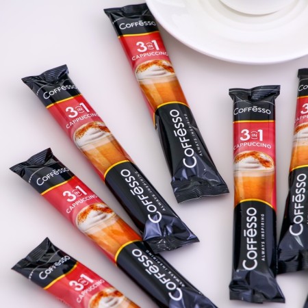 Coffesso coffee drink "Coffee soluble Cappuccino 3B1". 15 g-2