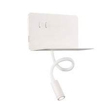 Wall lamp ST LUCE. SL1576.501.02. 2x3 watts, LED, 4000K, 470 LM, 20x15 cm, white color