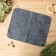 Set of bath "Male" portfolio 5 items, gray, with embroidery