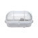Lamp NBP 01-60-002 UK, E27, 60 W, 230 V, IP53, with a lattice, white