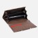 Women's wallet on magnets, brown color