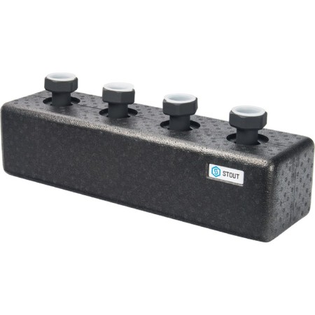 Distributive collector Stout SDG-0016-004002, two heating circuits, DN 25