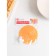 Silicone lid Silicone Lama Silicone, D = 10 cm, Orange color