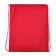 A bag for shoes 490 x 410 mm, "standard" max, (soft polyester, density 210 d), red