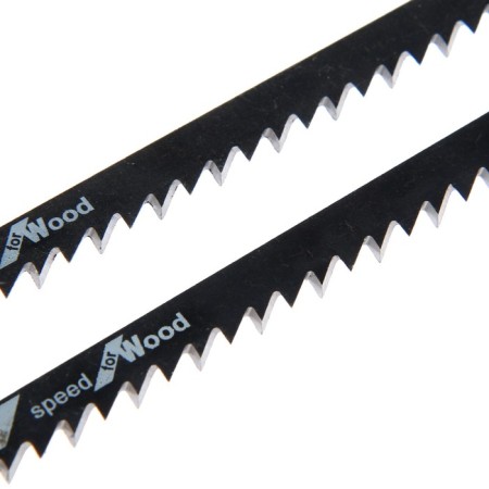 Files for tundra jigsaws, on wood, straight coarse cut, HCS, 110/135 x 4 mm, 2 pcs.-2