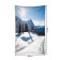 Decorative panel with photo printing "Snow hills", vertical, size 100x150 cm