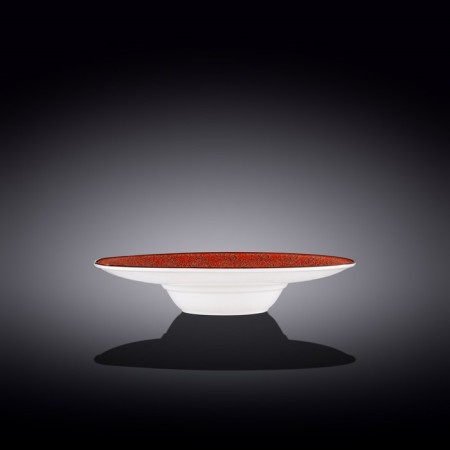 Deep plate Wilmax England Splach, D = 24 cm, 200 ml, red color-1