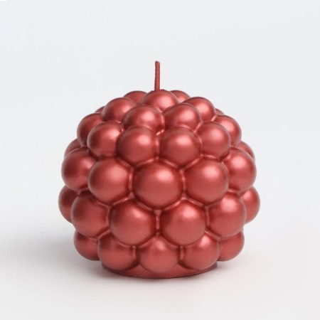 Figure candle "Babble" round, 5.5x5.5 cm, red, in the box-4