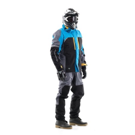 Membrane jacket Dragonfly Quad Pro, male, size l, blue, gray-1