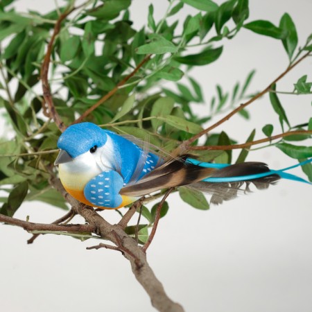 Decor on a bird wire, mix-1
