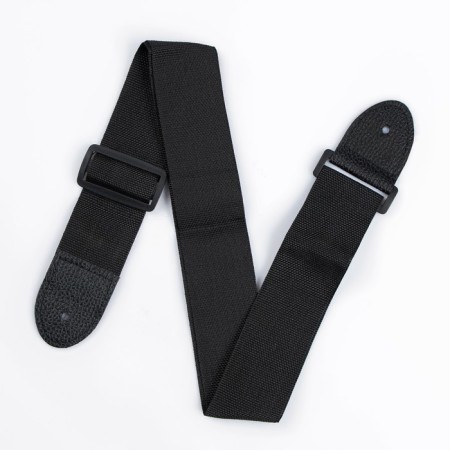 Guitar belt, black, length 60-110 cm, width 5 cm-1
