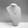 Bust for jewelry, 24 × 19 × 35 cm, h = 35 cm, gray color