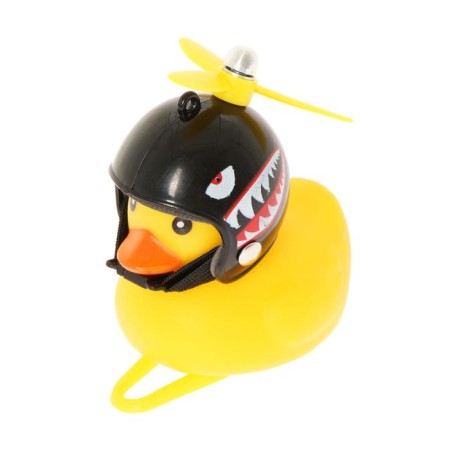 Duck with propeller, steering wheel mount, yellow, mix-5